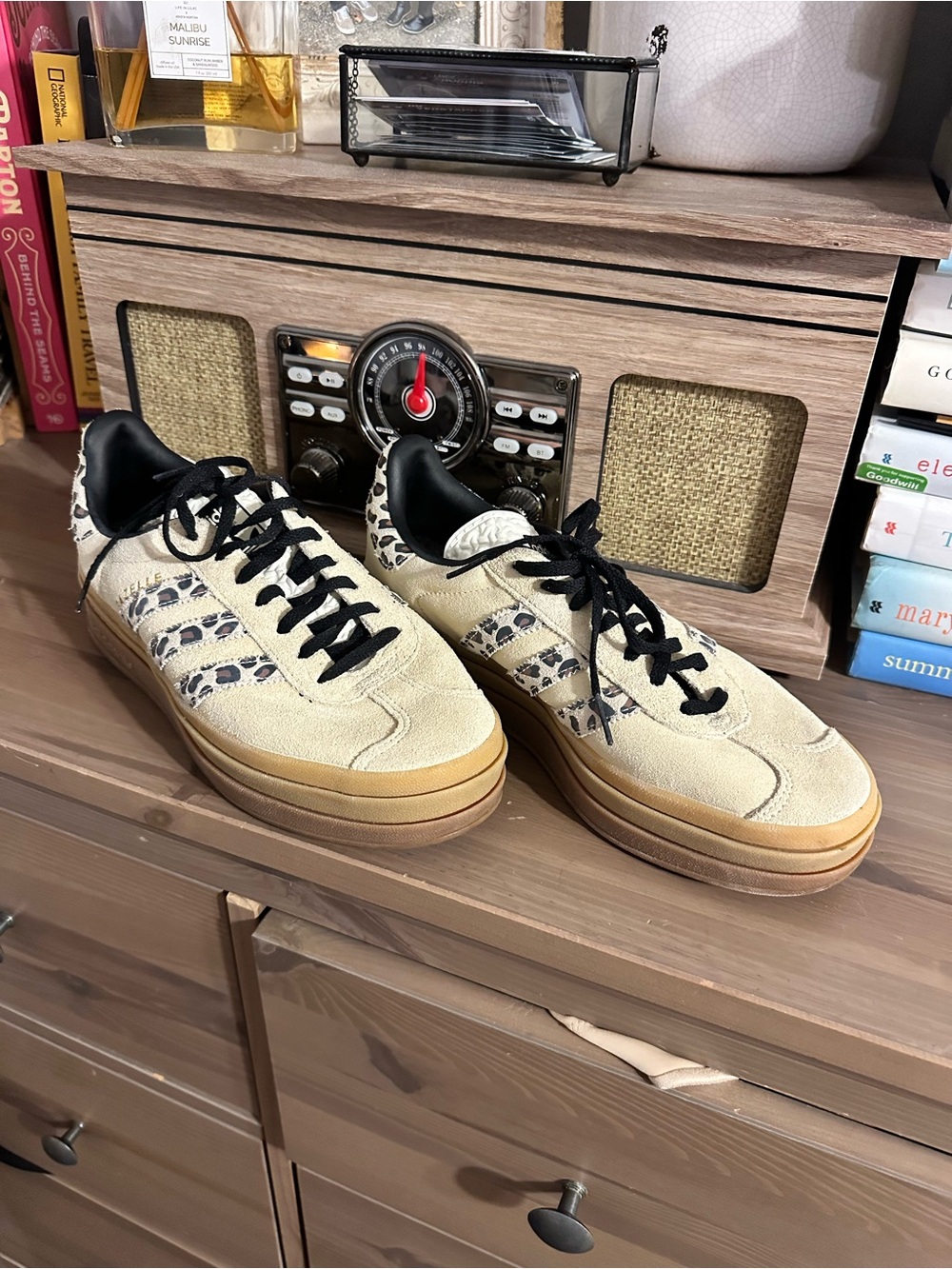 Adidas Leopard Gazelle Sz 8.5 like new!